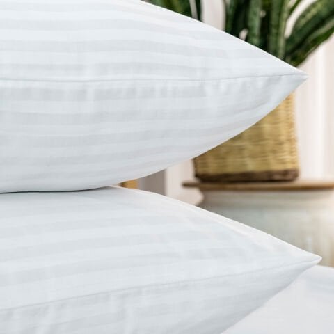 Çizgili Saten 50 x 70 cm Yastık Kılıfı