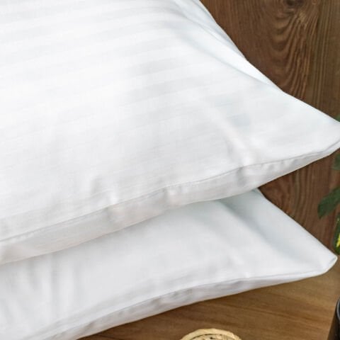 Çizgili Saten 50 x 70 cm Yastık Kılıfı