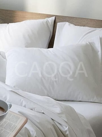 63 Tel Beyaz Tek Kişilik Otel Nevresim Takımı | Çarşafı Lastiksiz