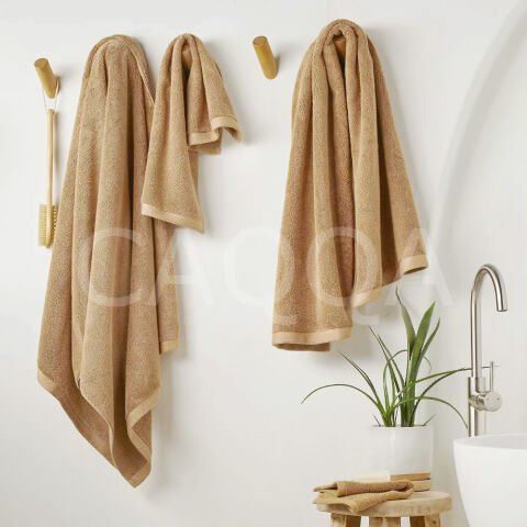 50 x 90 cm Bej (cappuccino) Pamuk SPA Havlusu