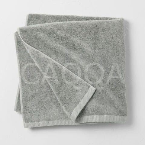 90 x 150 cm Gri Pamuk SPA Havlusu | Büyük Boy